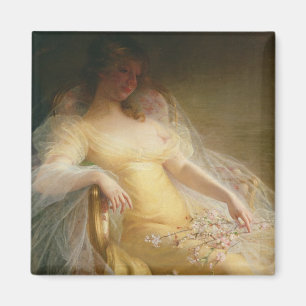 Aimant Portrait d'une femme (oil on canvas)