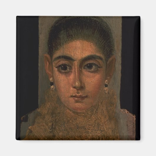 Aimant Portrait d'une femme sur l'or pectoral (Devant)