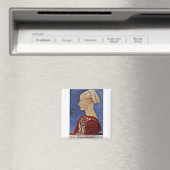 Aimant Portrait D'Une Jeune Femme (In Situ (Lave-vaisselle))