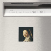 Aimant Portrait d'une jeune femme, c.1663-65 (In Situ (Lave-vaisselle))