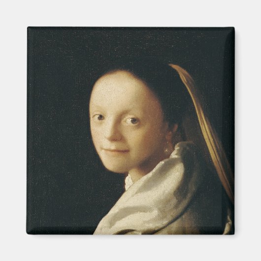 Aimant Portrait d'une jeune femme, c.1663-65 (Devant)