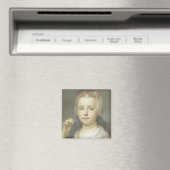 Aimant Portrait d'une jeune fille (In Situ (Lave-vaisselle))