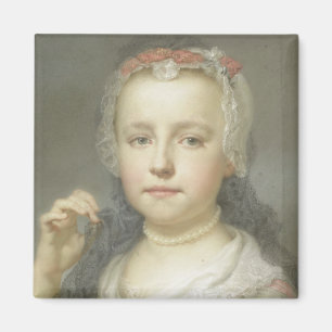 Aimant Portrait d'une jeune fille