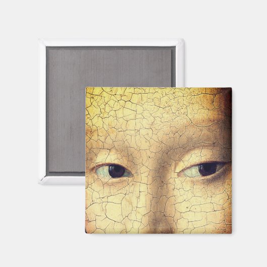 Aimant Portrait d'une jeune fille (détail) (Recto/Verso)