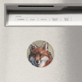 Aimant Portrait Fox (In Situ (Lave-vaisselle))