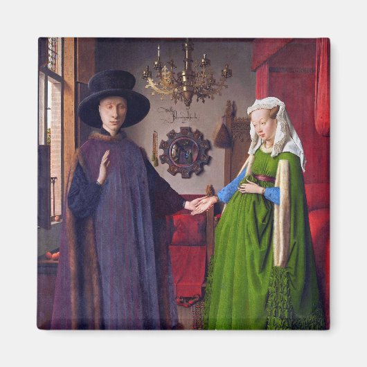 Aimant Portrait mariage par Jan Van Eyck (Devant)