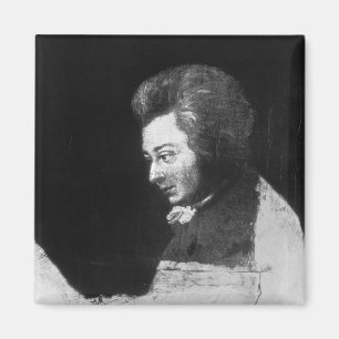 Aimant Portrait non fini de Wolfgang Amadeus Mozart
