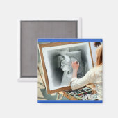 Aimant Portrait pour Indigo (Recto/Verso)