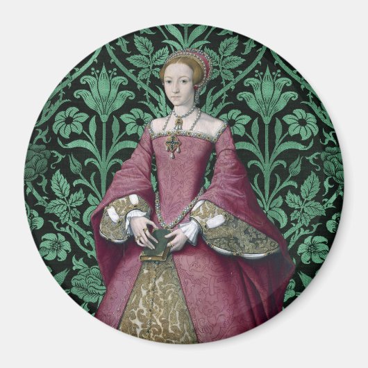 Aimant Portrait Princesse Elizabeth Tudor, Reine (Devant)