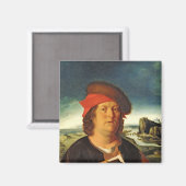 Aimant Portrait supposé être Paracelsus (Recto/Verso)