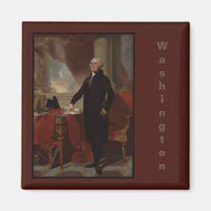 Aimant Portrait vintage du président George Washington Ma