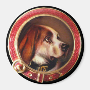 Aimant PORTRAITS DE CHIEN MINIATURE Bloodhound