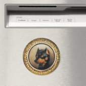 Aimant PORTRAITS DE CHIENS MINIATES Pincher (In Situ (Lave-vaisselle))