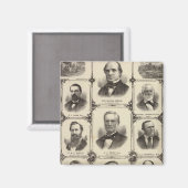 Aimant Portraits de citoyens de Rapides de Cèdre (Recto/Verso)