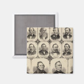 Aimant Portraits de citoyens du comté de Scott (Recto/Verso)