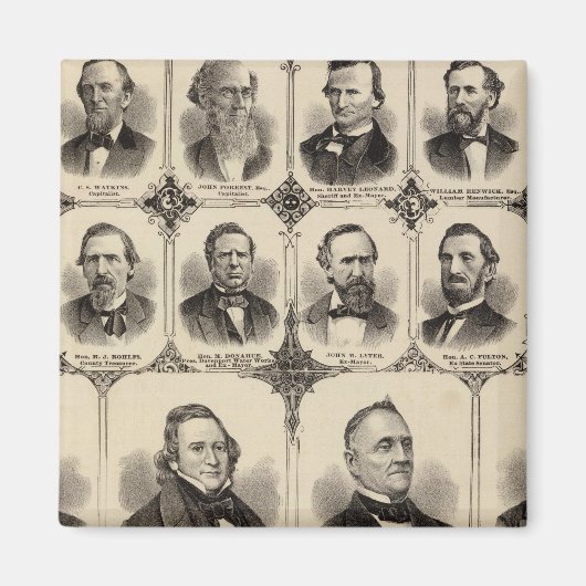 Aimant Portraits de citoyens du comté de Scott (Devant)