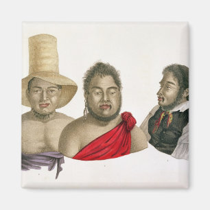 Aimant Portraits des chefs des îles de sandwich, de