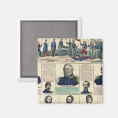 Aimant Portraits militaires (Recto/Verso)