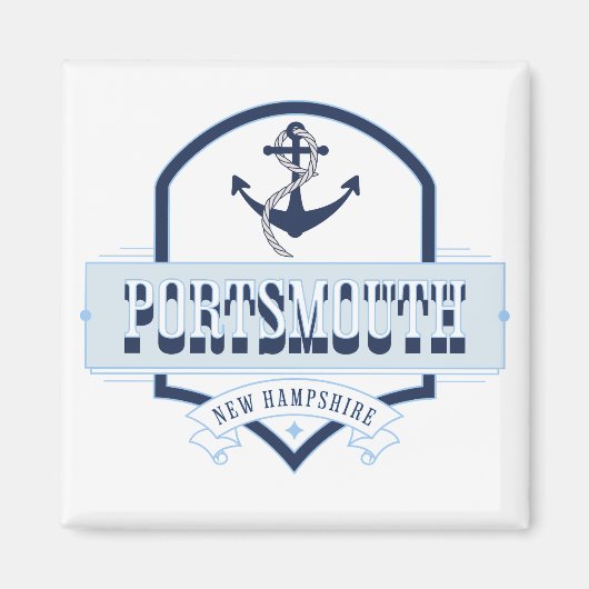 Aimant Portsmouth, New Hampshire (Devant)