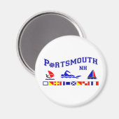 Aimant Portsmouth, NH (Recto/Verso)