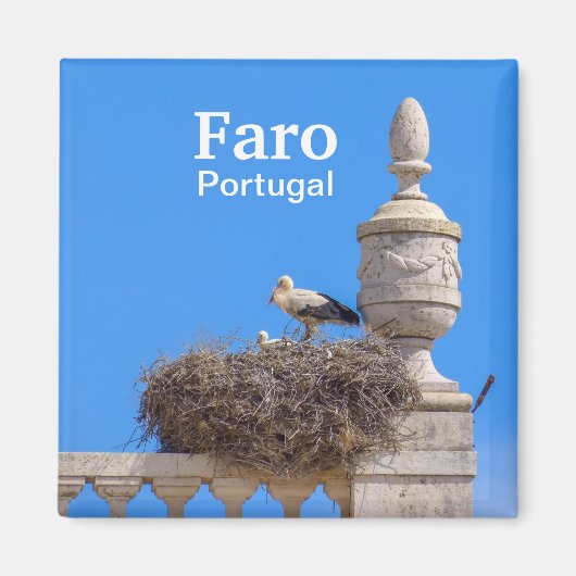 Aimant Portugal Faro dans le souvenir de l'Algarve (Devant)