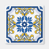 Aimant Portuguese Azulejo Ceramic Tile (Devant)