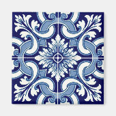 Aimant Portuguese blue tile (Devant)