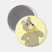 Aimant Pose Joueuse de Cindy Bear (Recto/Verso)