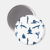 Aimant Poses de yoga (Recto/Verso)
