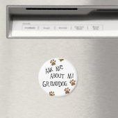 Aimant Posez-moi des questions sur mon grand-chien (In Situ (Lave-vaisselle))