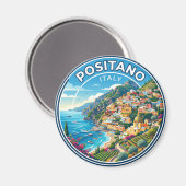 Aimant Positano Italie (Recto/Verso)