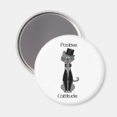 Aimant Positive attitude (Recto/Verso)
