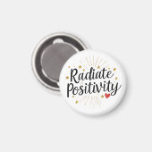 Aimant Positivité du rayonnement - Devis étoilé motivatio (Recto/Verso)