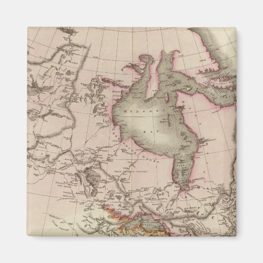 Aimant possessions britanniques en Amérique du Nord (Devant)