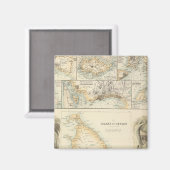 Aimant Possessions britanniques en mer d'Inde (Recto/Verso)