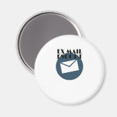Aimant Poste retraité Ex Escort Mail Carrier (Recto/Verso)