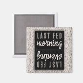 Aimant Poster de animal alimentaire pour animaux de compa (Recto/Verso)