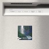 Aimant Poster de la cascade de l'Oregon (In Situ (Lave-vaisselle))