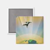 Aimant Poster De L'Espace Rétro-La Gravité D'Une Super Te (Recto/Verso)