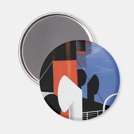 Aimant Poster de Marseille (Recto/Verso)