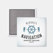 Aimant Poster de navigation de voile (Recto/Verso)