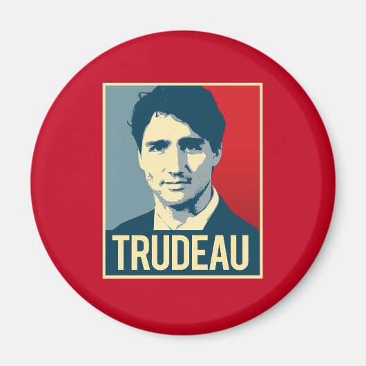 Aimant Poster de propagande Trudeau -.png (Devant)