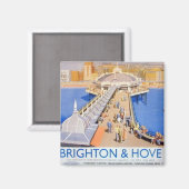 Aimant Poster du chemin de fer Brighton & Hove Randonnée  (Recto/Verso)