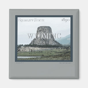 Aimant Poster du Wyoming