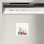 Aimant Poster d'une skyline Harrogate (In Situ (Lave-vaisselle))