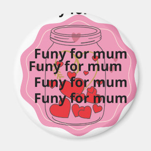 Aimant Poster les cartes geft funt pour maman