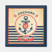 Aimant Poster nautical (Devant)