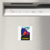 Aimant Poster philatélique de Lugano 1934 (In Situ (Lave-vaisselle))