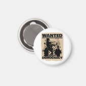 Aimant Poster Recherché Donald Trump - Compte Géorgie (Recto/Verso)