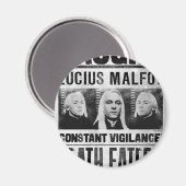Aimant Poster Recherché Lucius Malfoy (Recto/Verso)